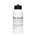 Funny 400m Hurdles Water Bottle: Dictionary Definition front