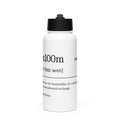 Funny 4x100m Relay Water Bottle: Dictionary Definition front