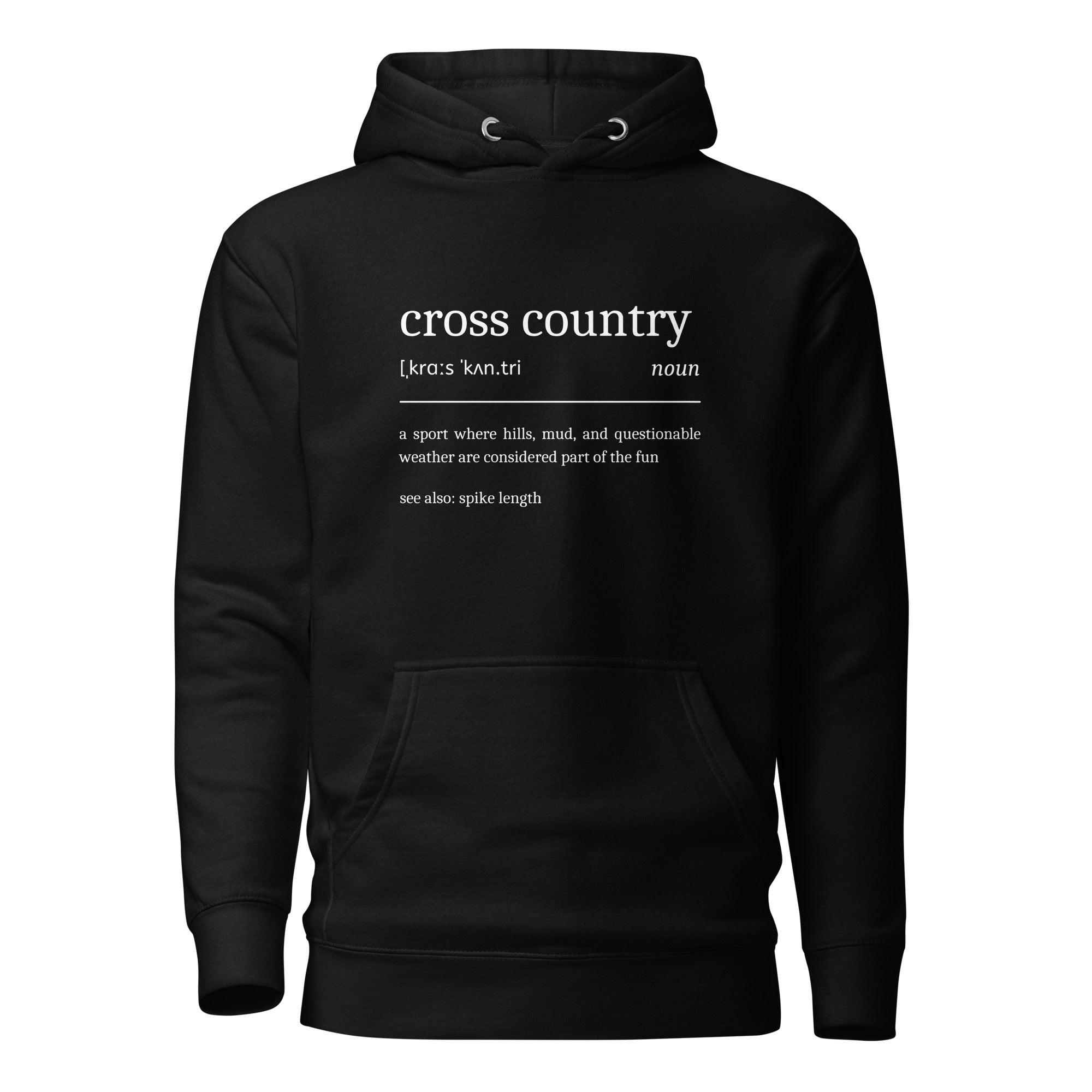 Funny Cross Country Hoodie Definition 