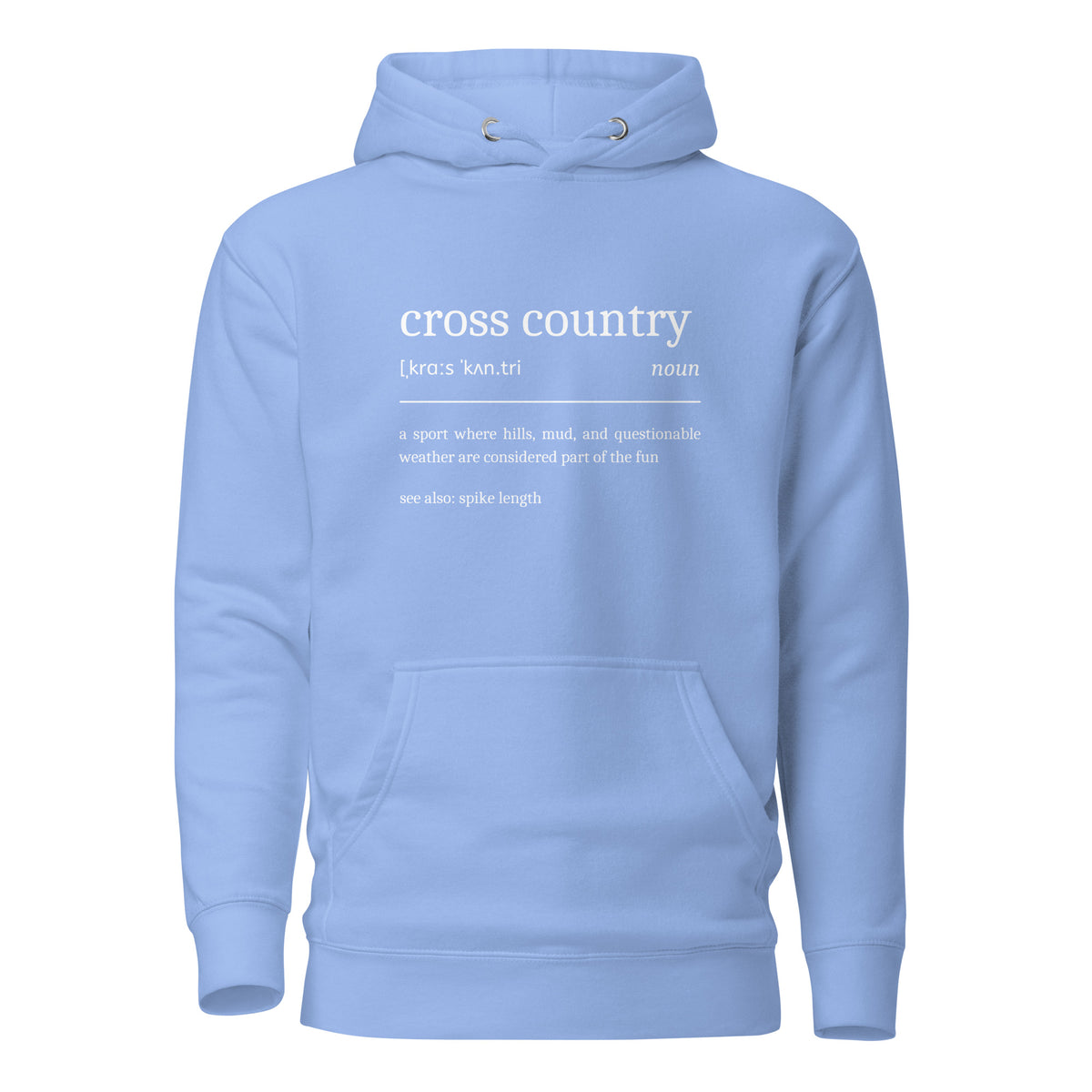 Funny Cross Country Hoodie Definition 