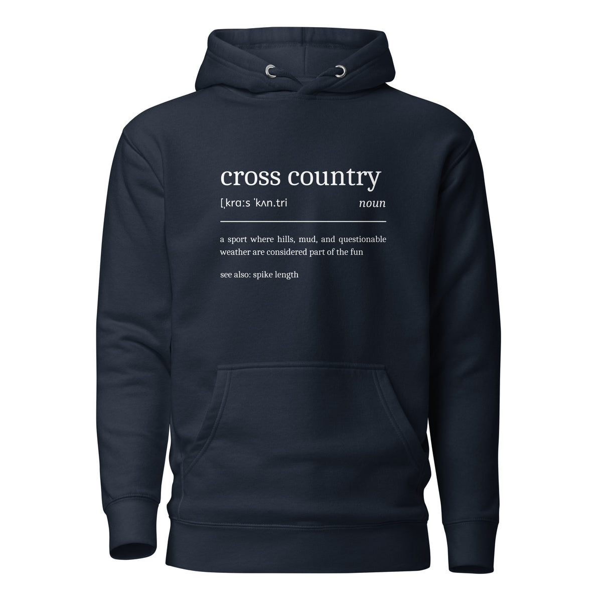 Funny Cross Country Hoodie Definition 