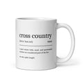 Funny Cross Country Mug Definition 