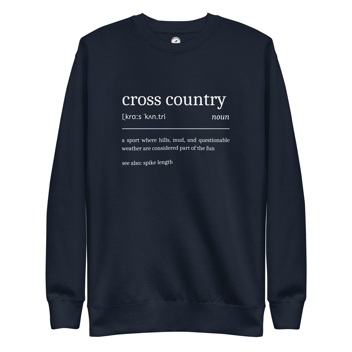 Funny Cross Country Sweatshirt Definition 