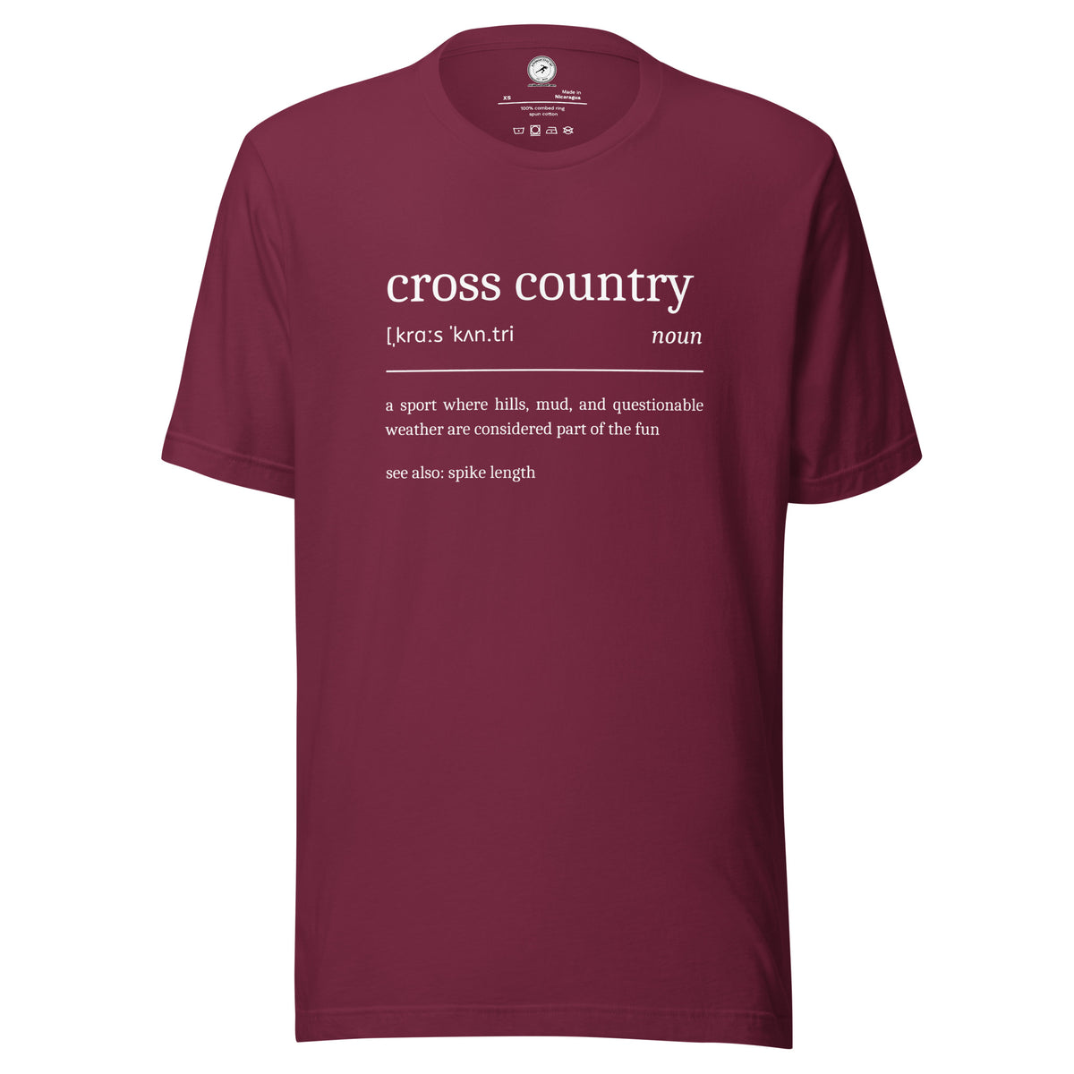 Funny Cross Country Shirt Definition 