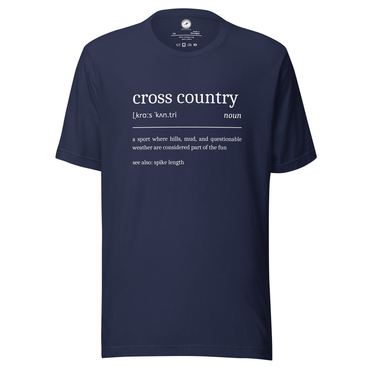 Funny Cross Country Shirt Definition 