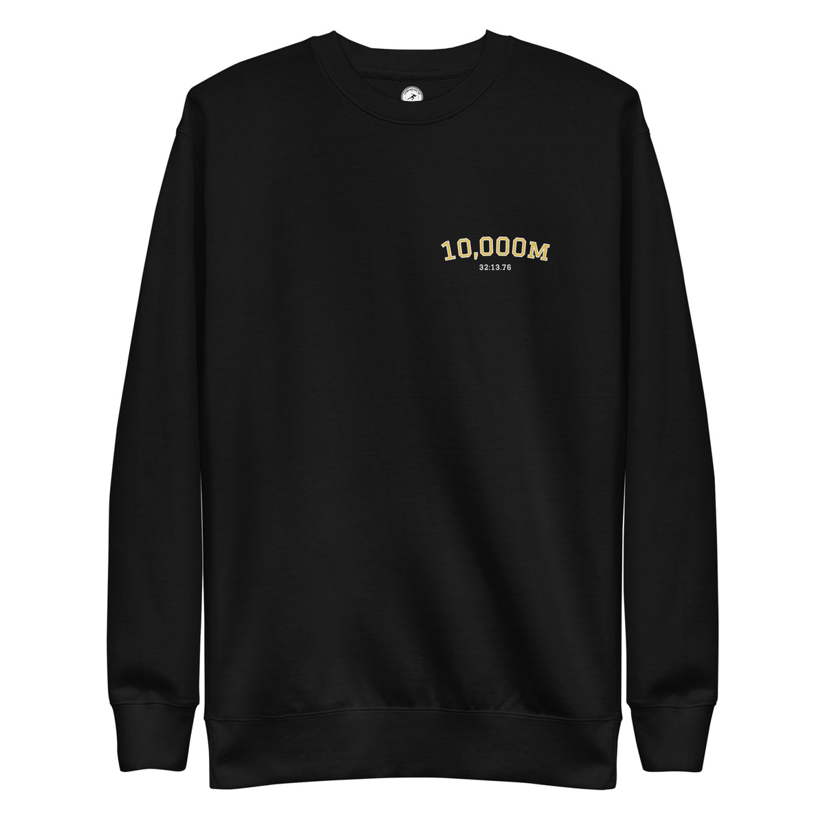 Custom 10,000m Personal Best Sweatshirt black