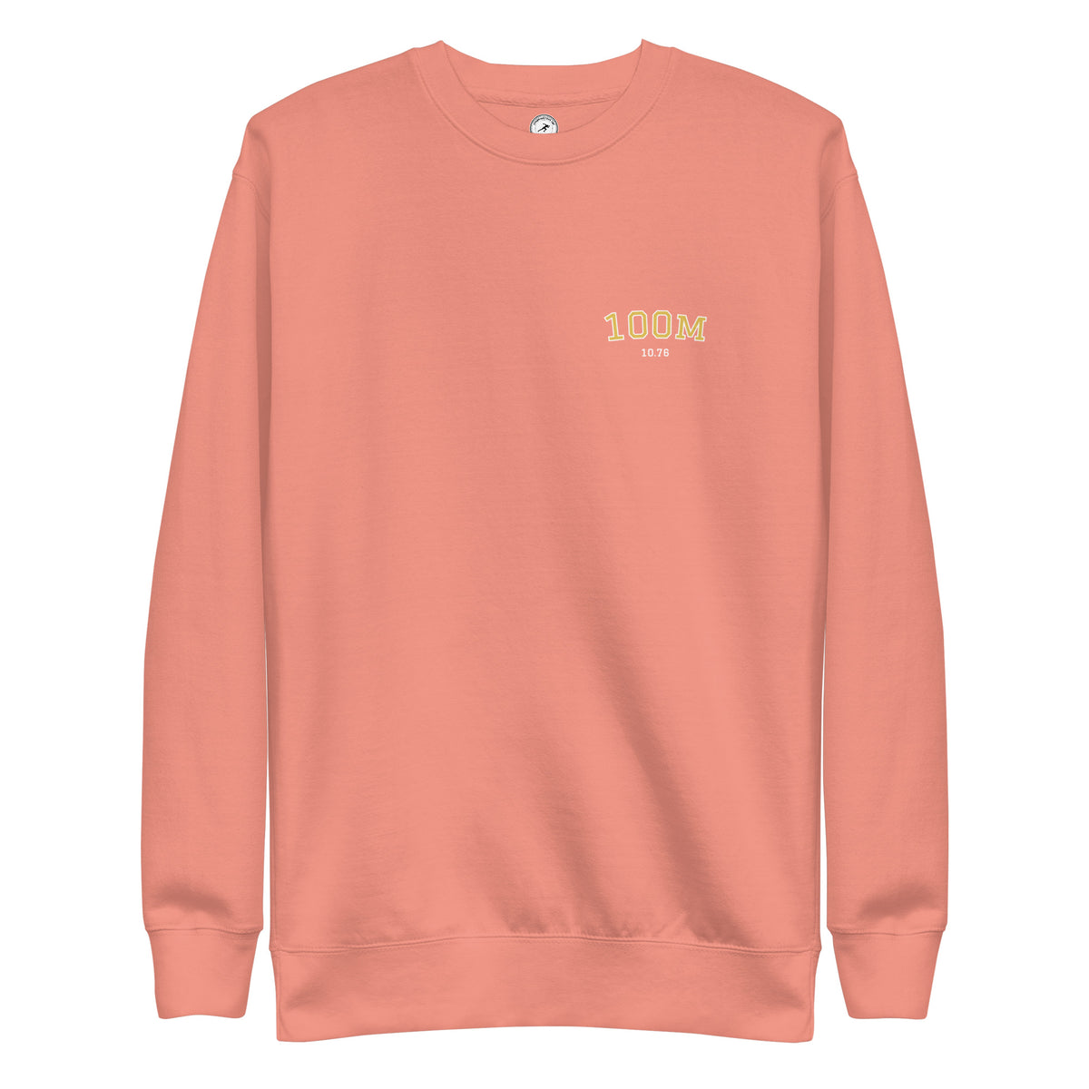 Custom 100m Personal Best Sweatshirt dusty rose