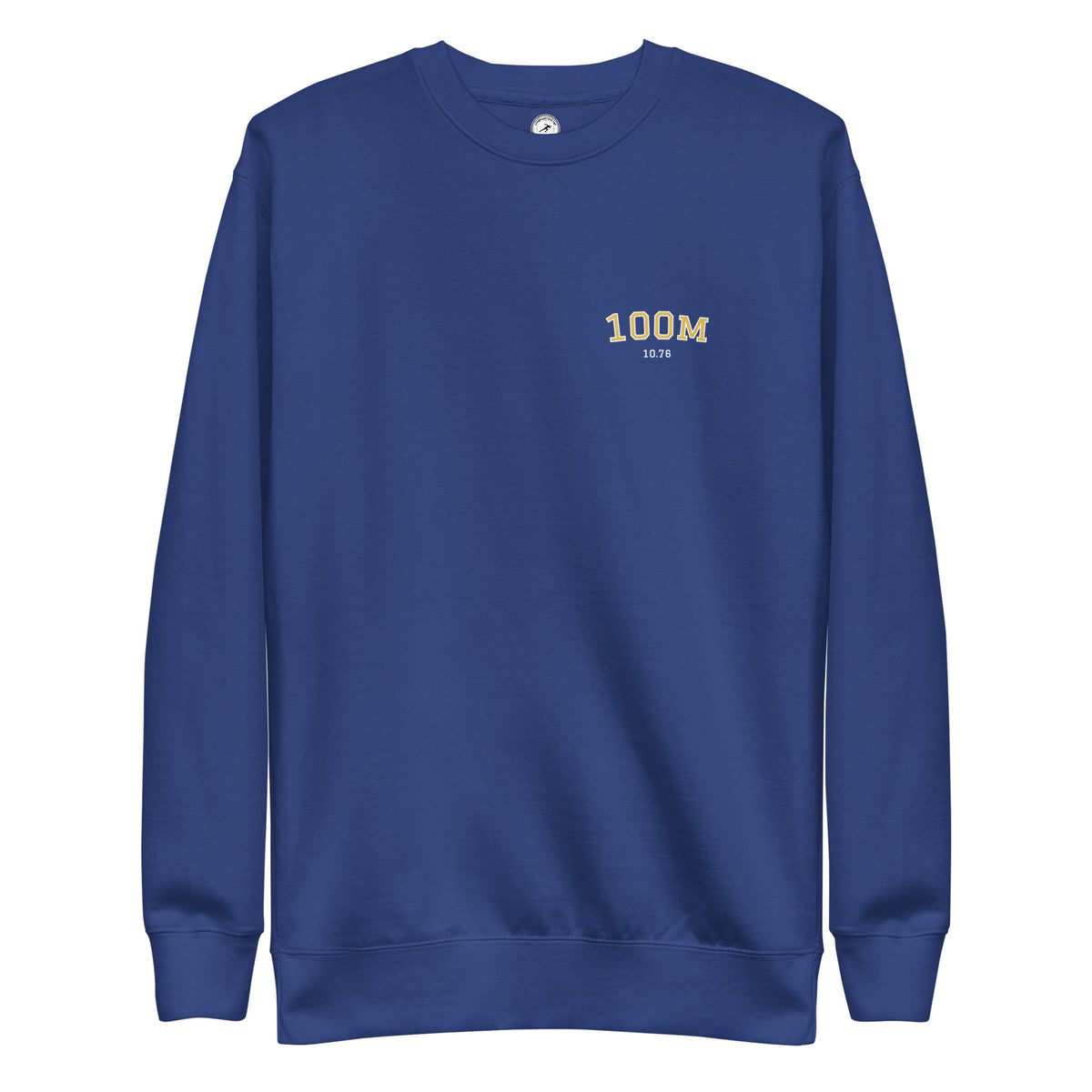 Custom 100m Personal Best Sweatshirt team royal