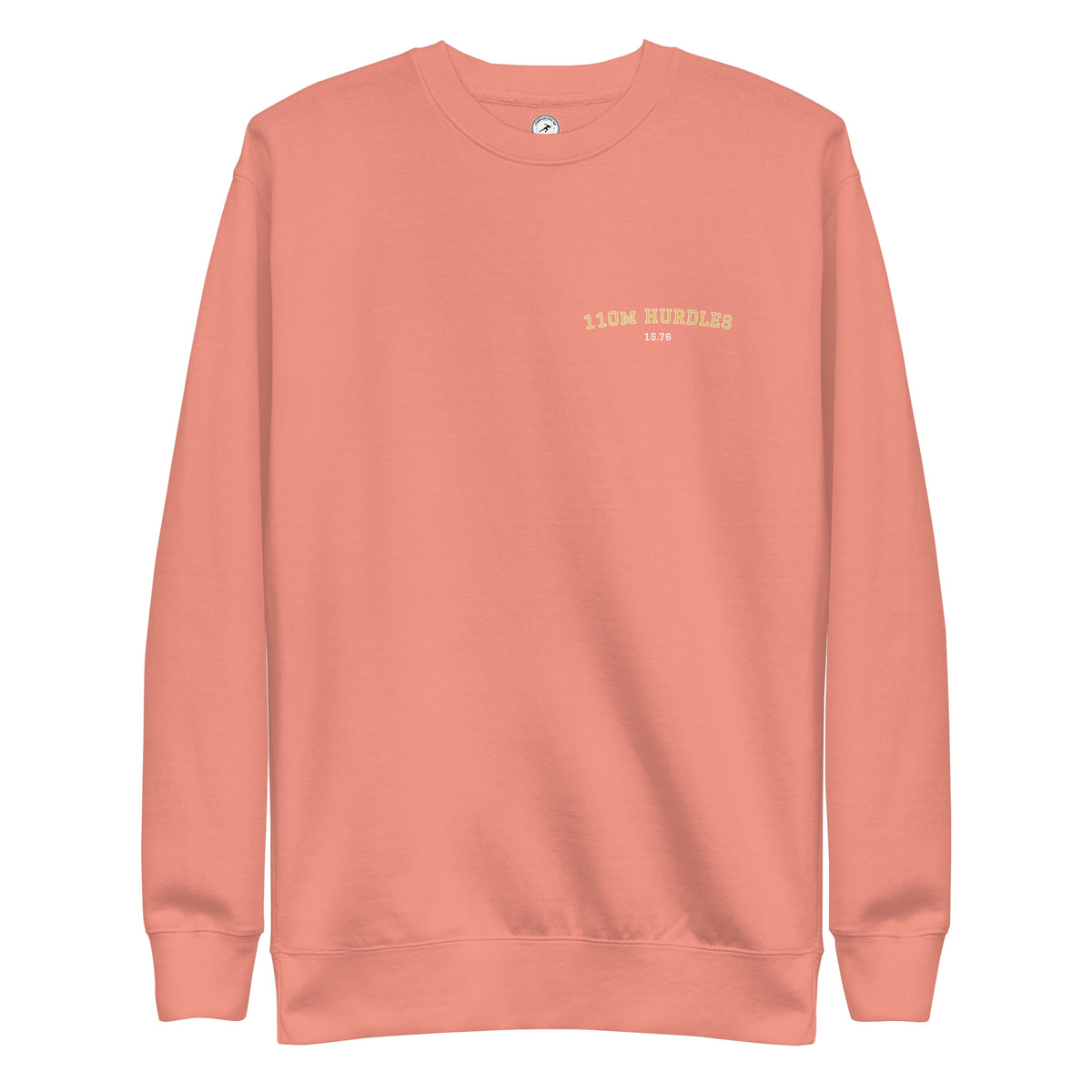 Custom 110m Hurdles Personal Best Sweatshirt dusty rose