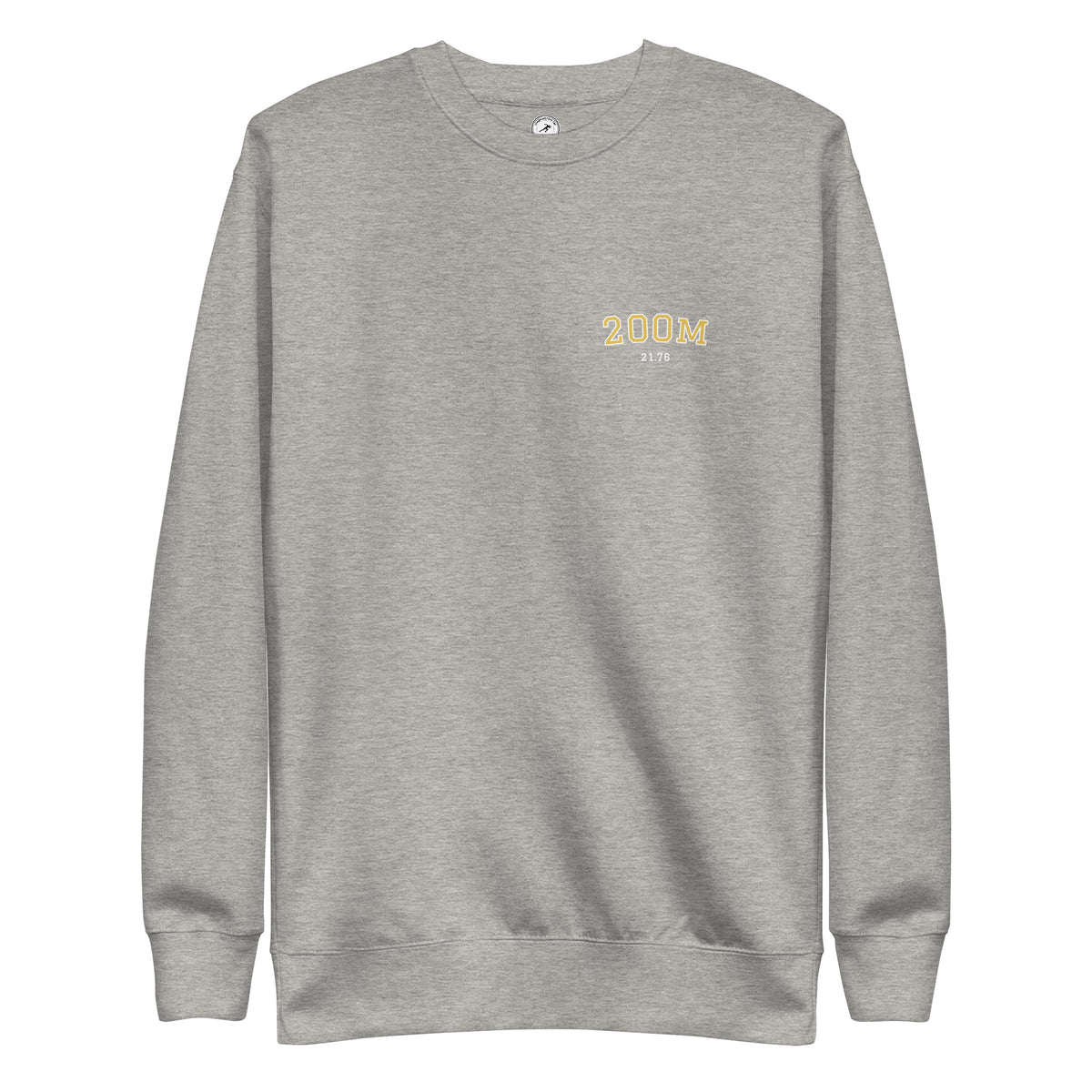 Custom 200m Personal Best Sweatshirt carbon grey
