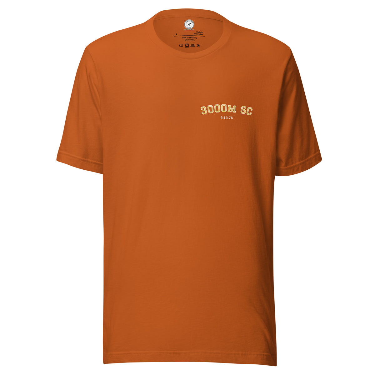 Custom 3000m Steeplechase Personal Best T-shirt autumn