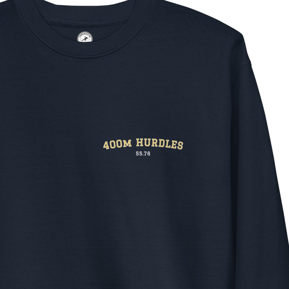 Custom 400m Hurdles Personal Best Sweatshirt 