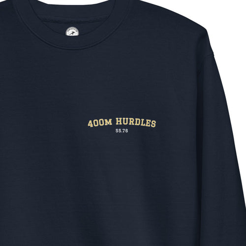 Custom 400m Hurdles Personal Best Sweatshirt 
