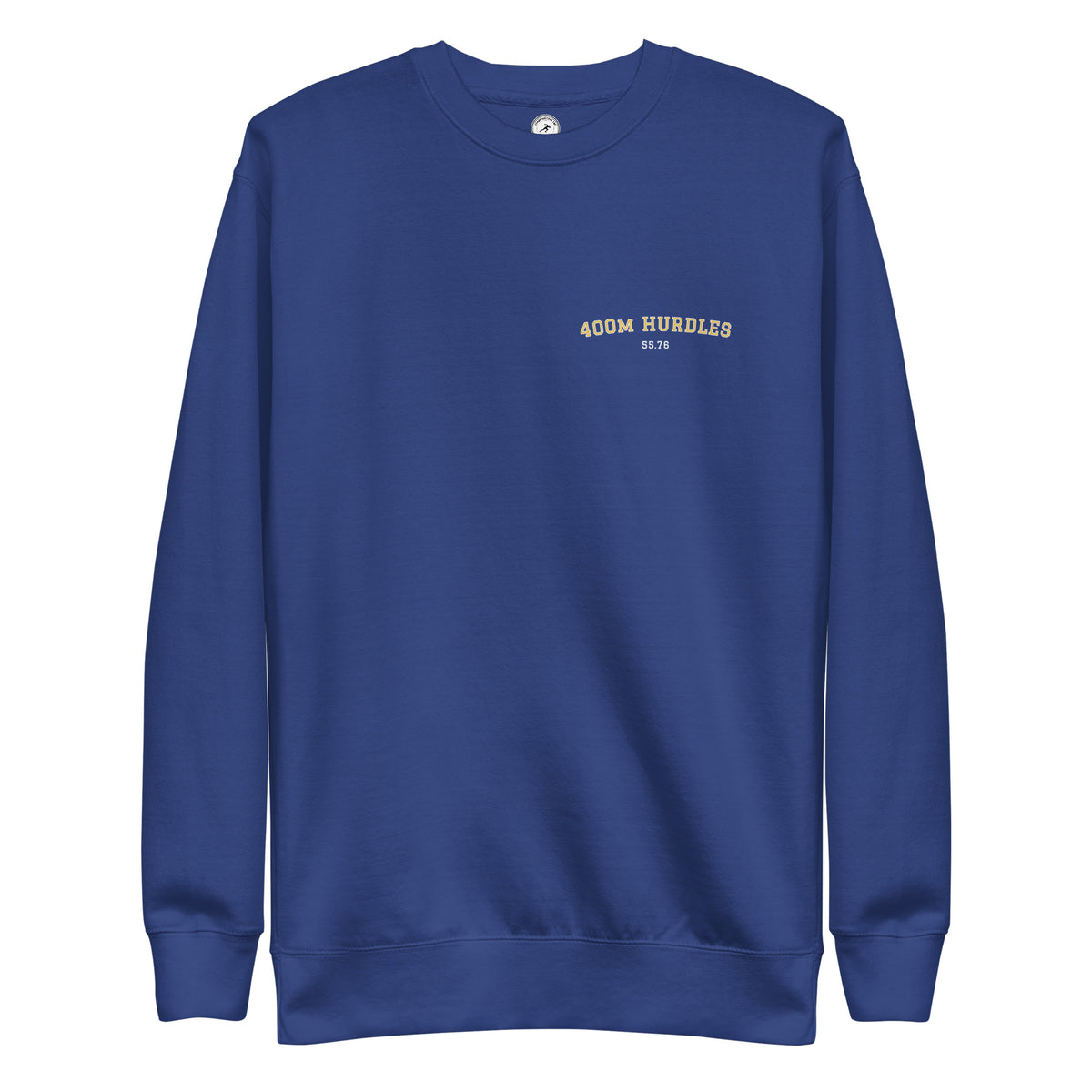 Custom 400m Hurdles Personal Best Sweatshirt team royal