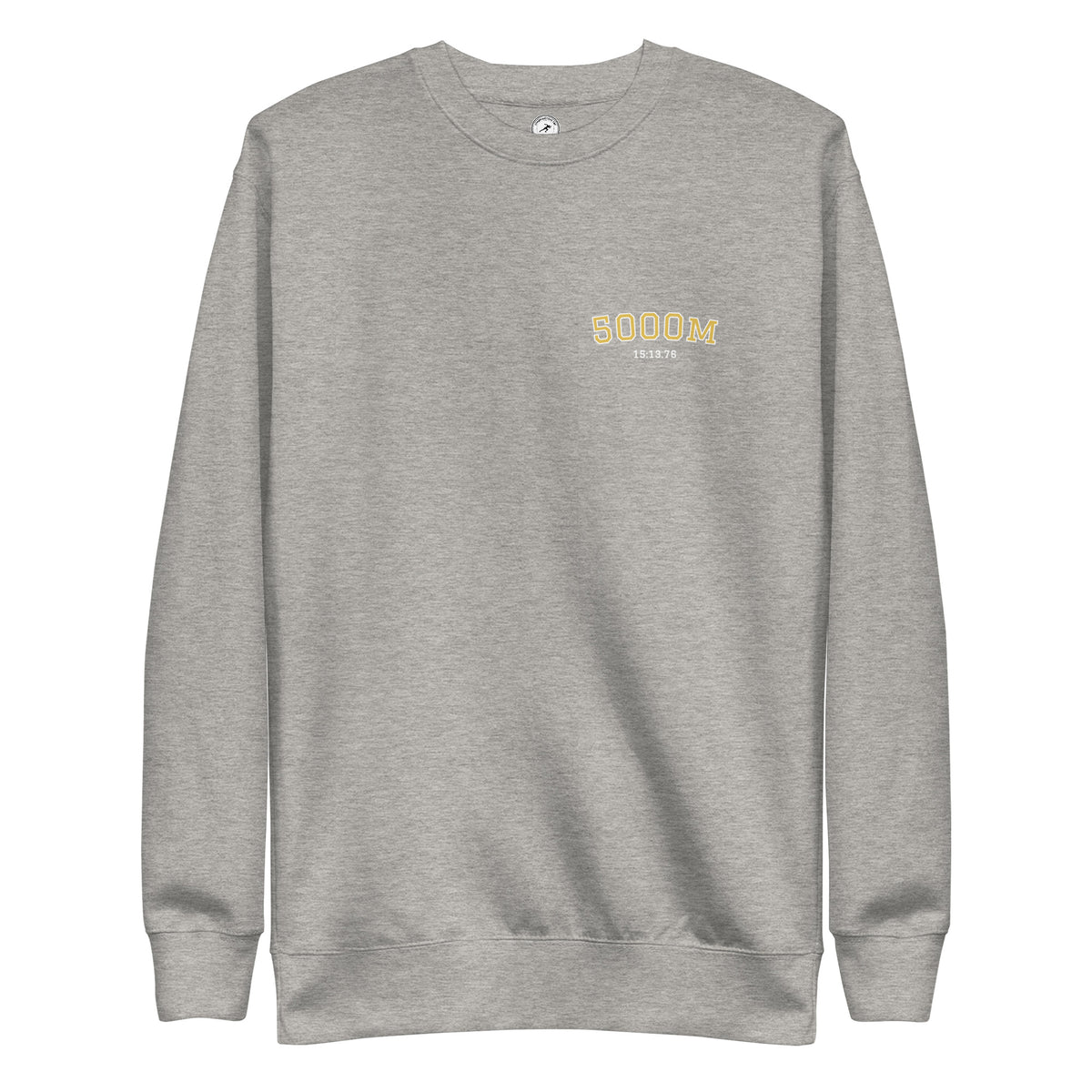 Custom 5000m Personal Best Sweatshirt carbon grey