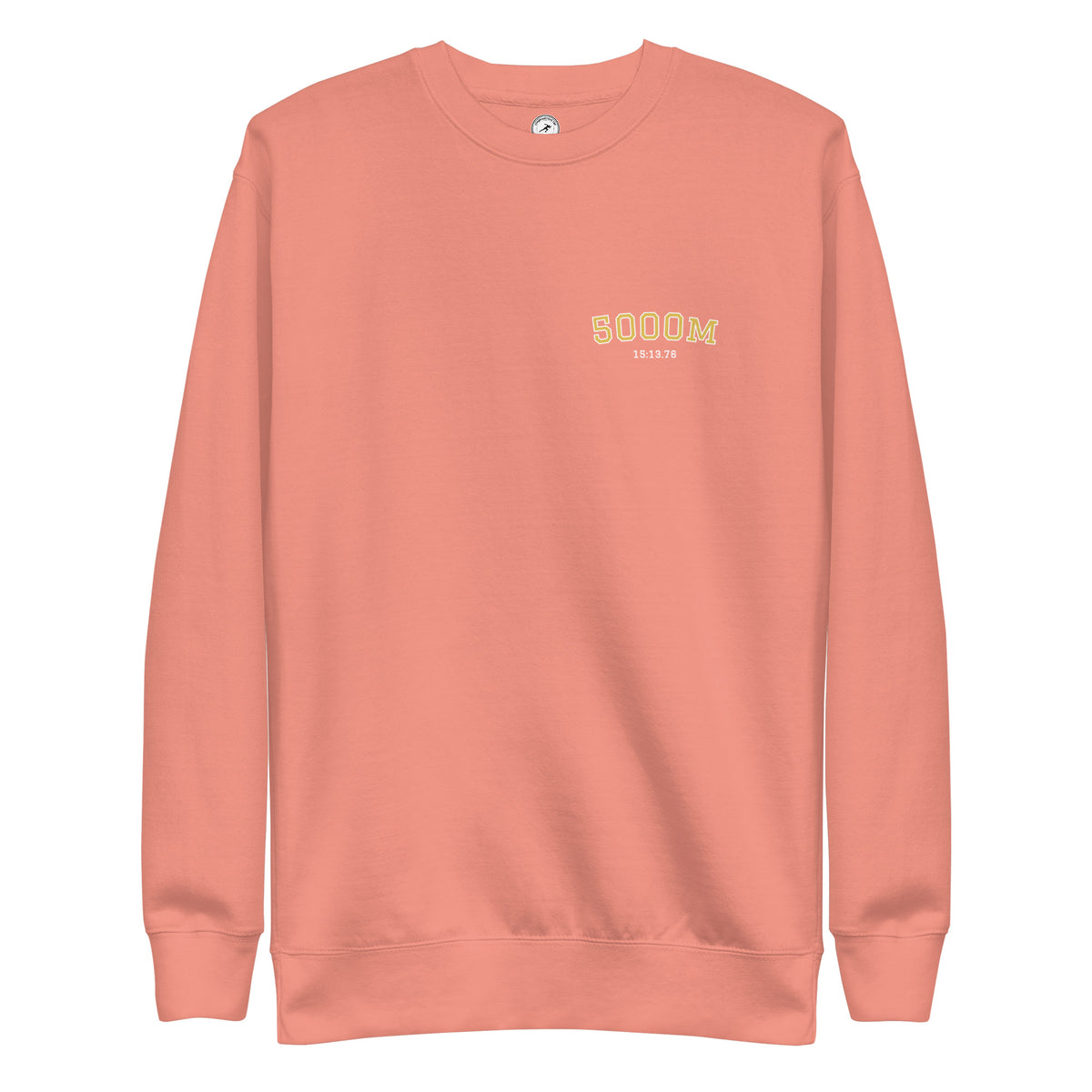 Custom 5000m Personal Best Sweatshirt dusty rose