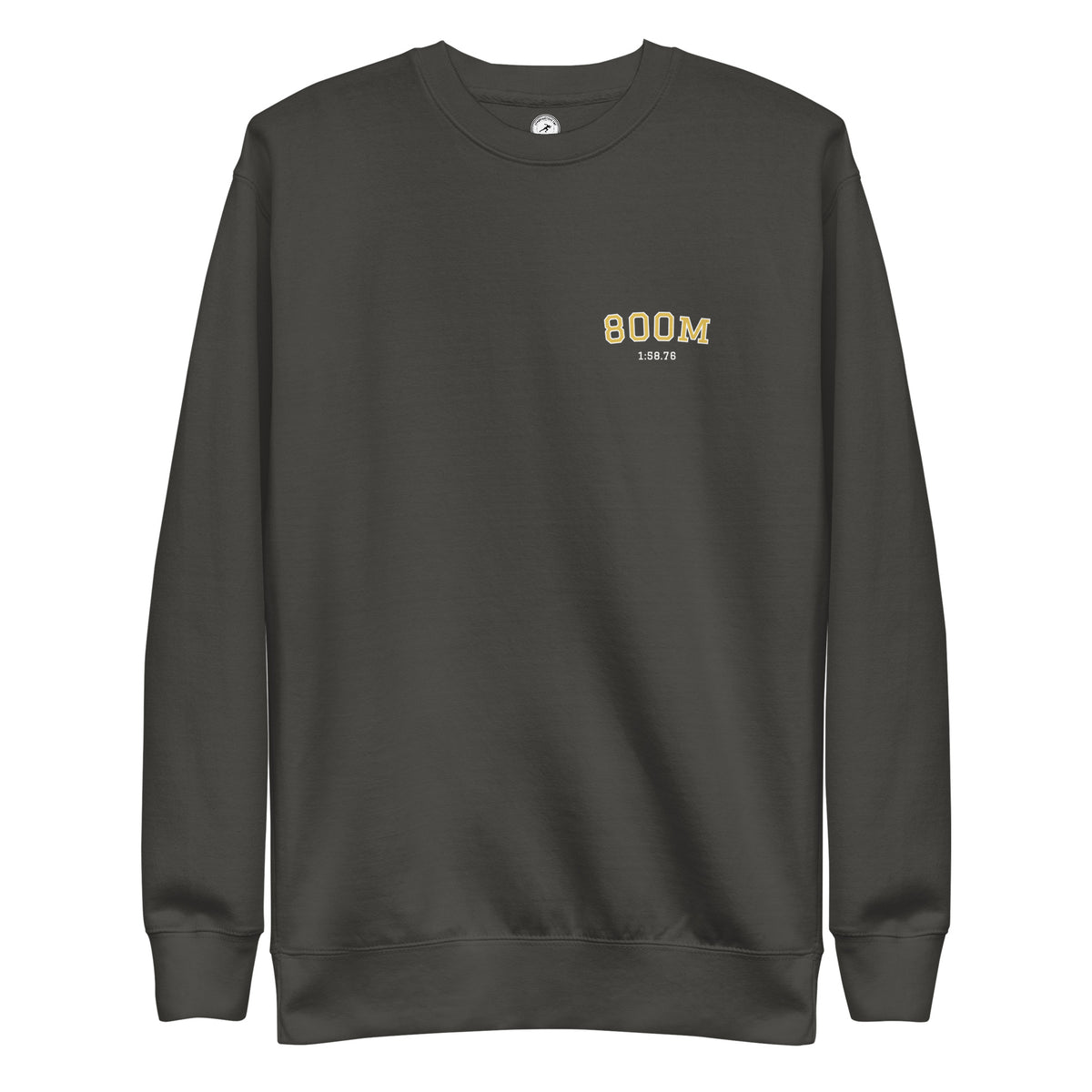 Custom 800m Personal Best Sweatshirt vintage black
