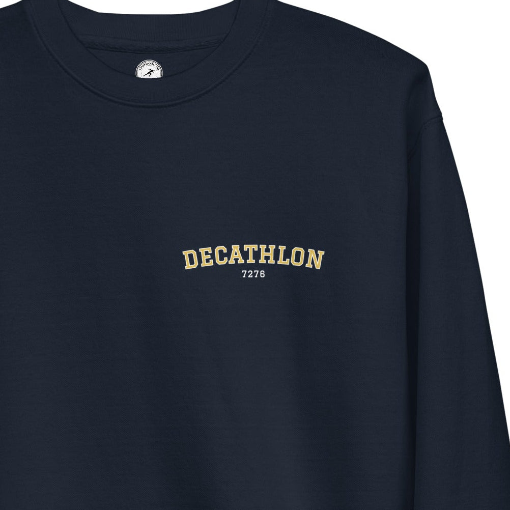 Custom Decathlon Personal Best Sweatshirt navy blazer