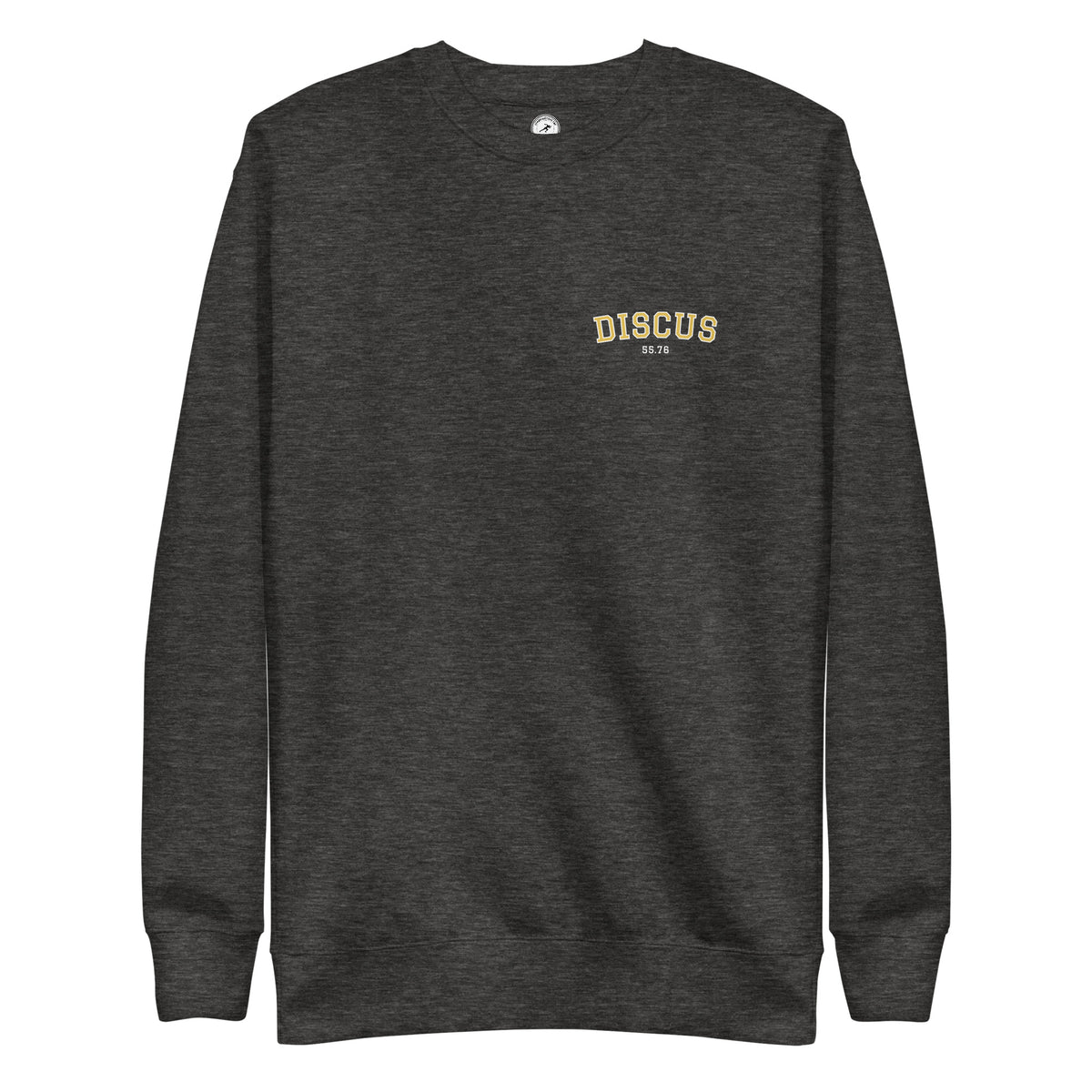 Custom Discus Throw Personal Best Sweatshirt charcoal heather