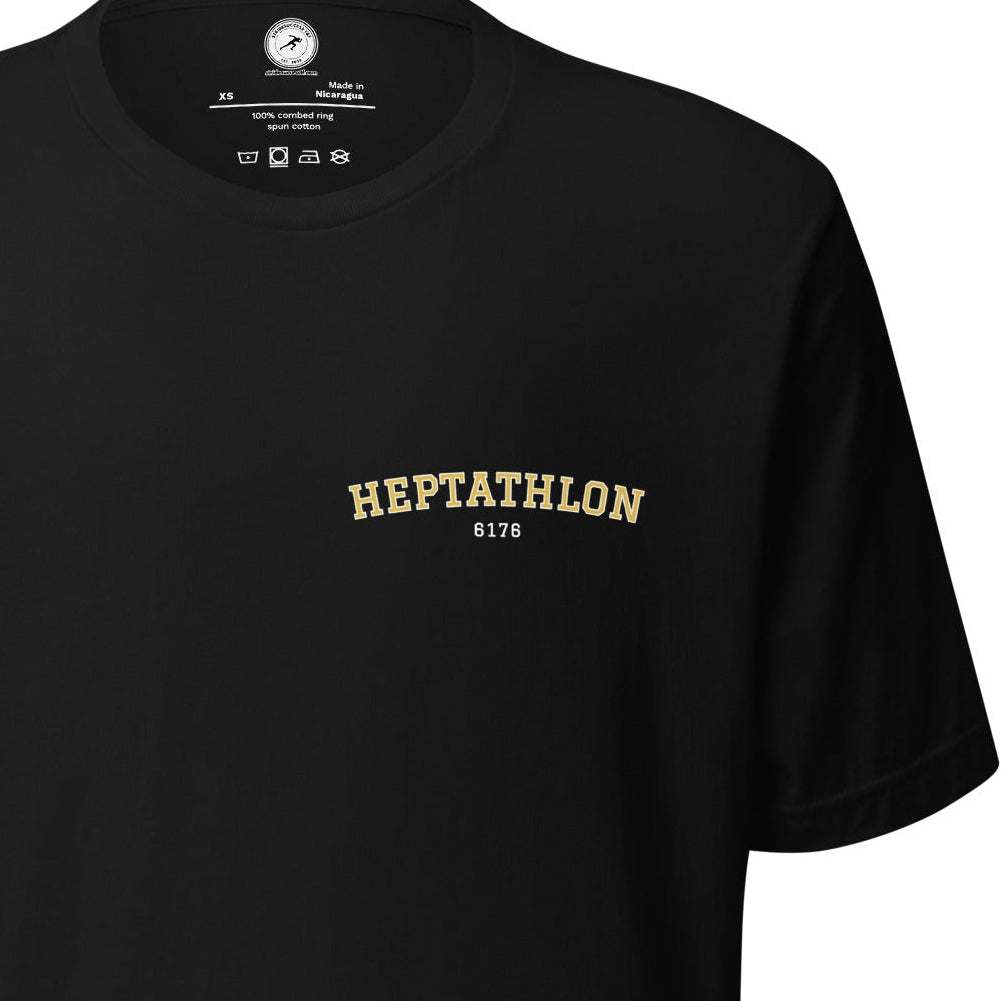 Custom Heptathlon Personal Best T-shirt black
