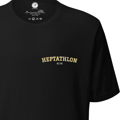 Custom Heptathlon Personal Best T-shirt black