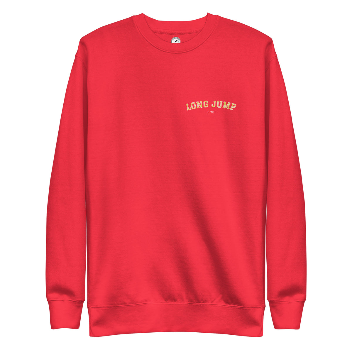 Custom Long Jump Personal Best Sweatshirt team red
