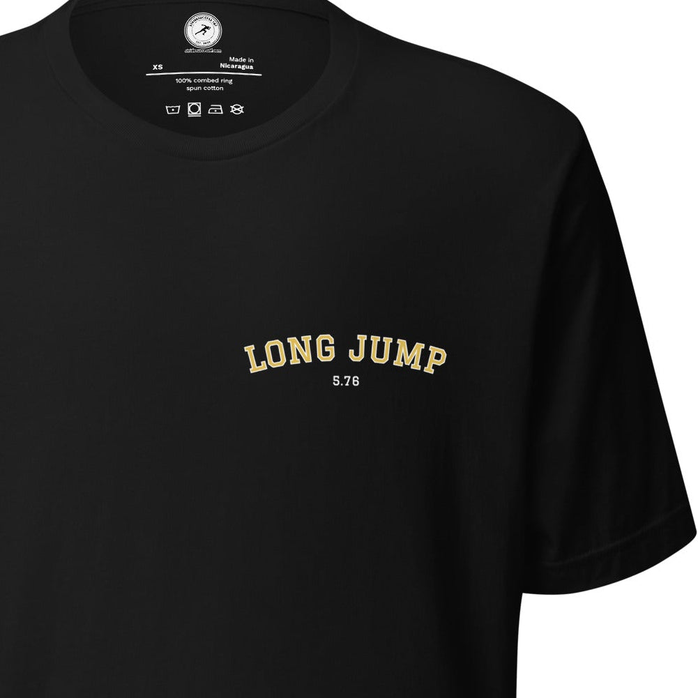 Custom Long Jump Personal Best T-shirt black