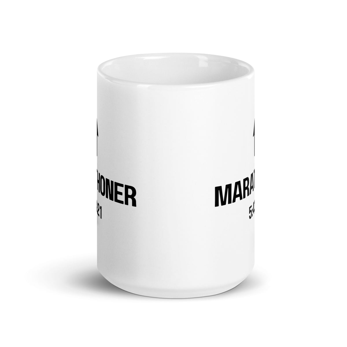Custom Marathoner Personal Best Mug | Personalized Marathon Finisher Coffee Cup 