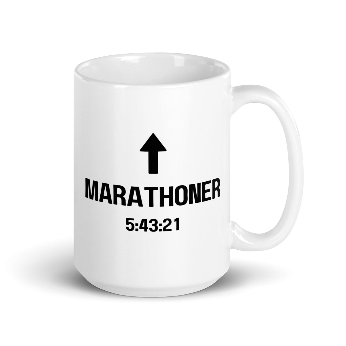 Custom Marathoner Personal Best Mug | Personalized Marathon Finisher Coffee Cup 