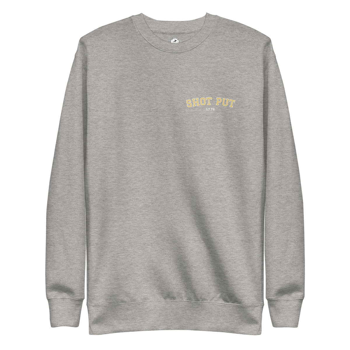 Custom Shot Put Personal Best Sweatshirt carbon grey