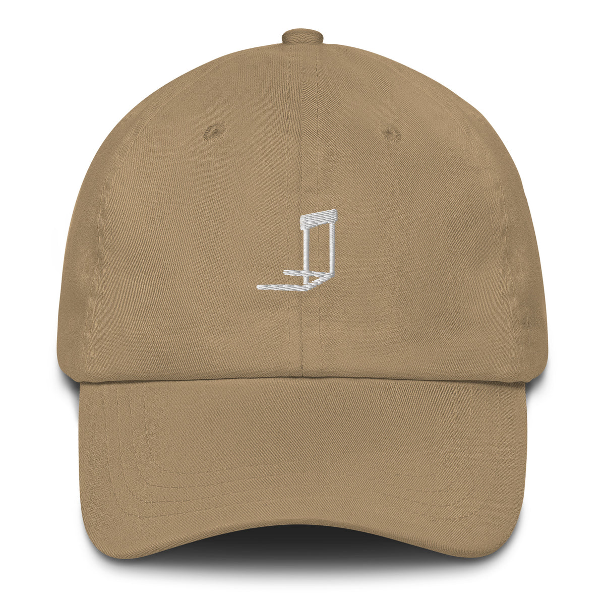 Minimalist Hurdles Cap: Embroidered Hurdle khaki