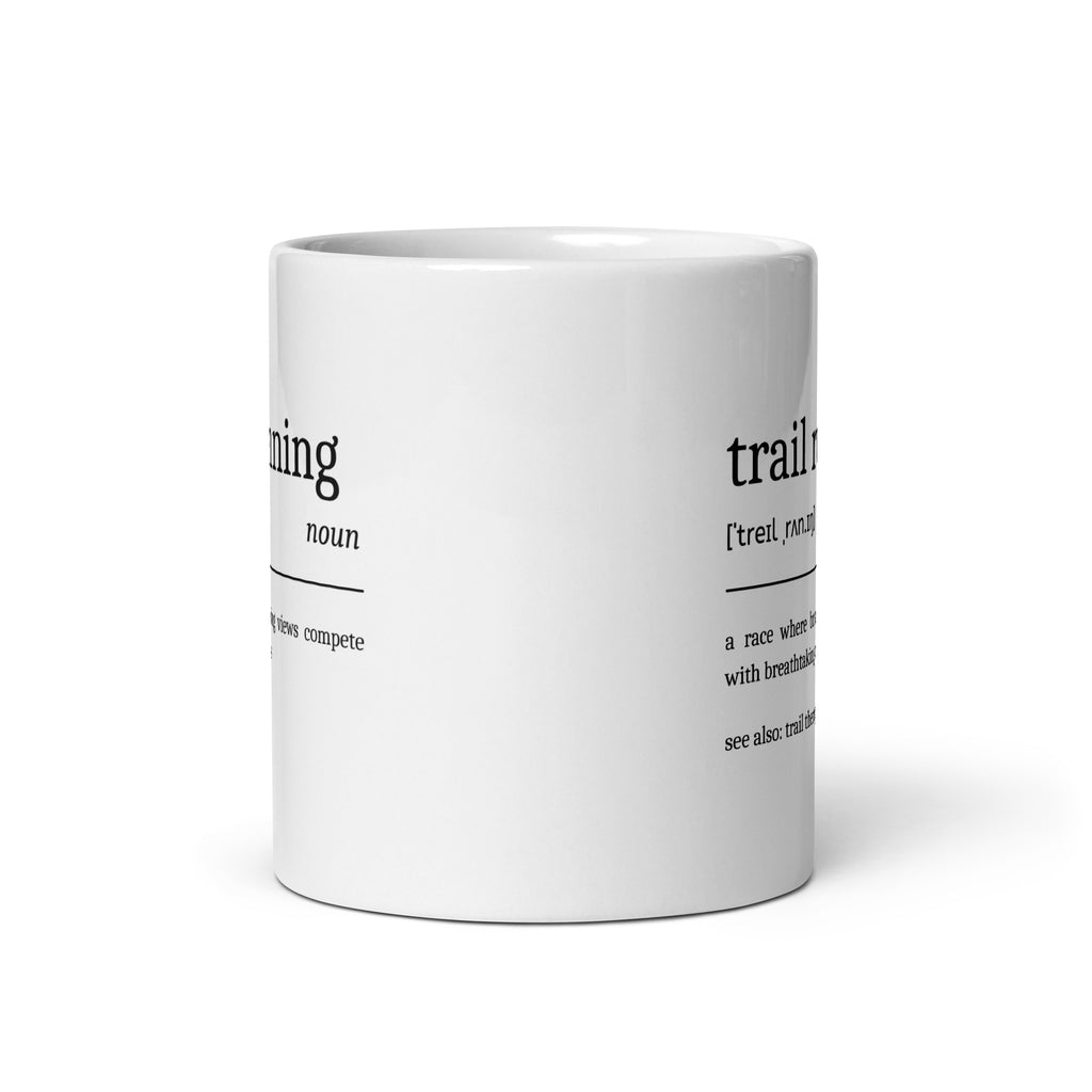 Funny Trail Running Mug Definition 