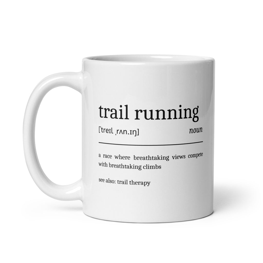 Funny Trail Running Mug Definition 