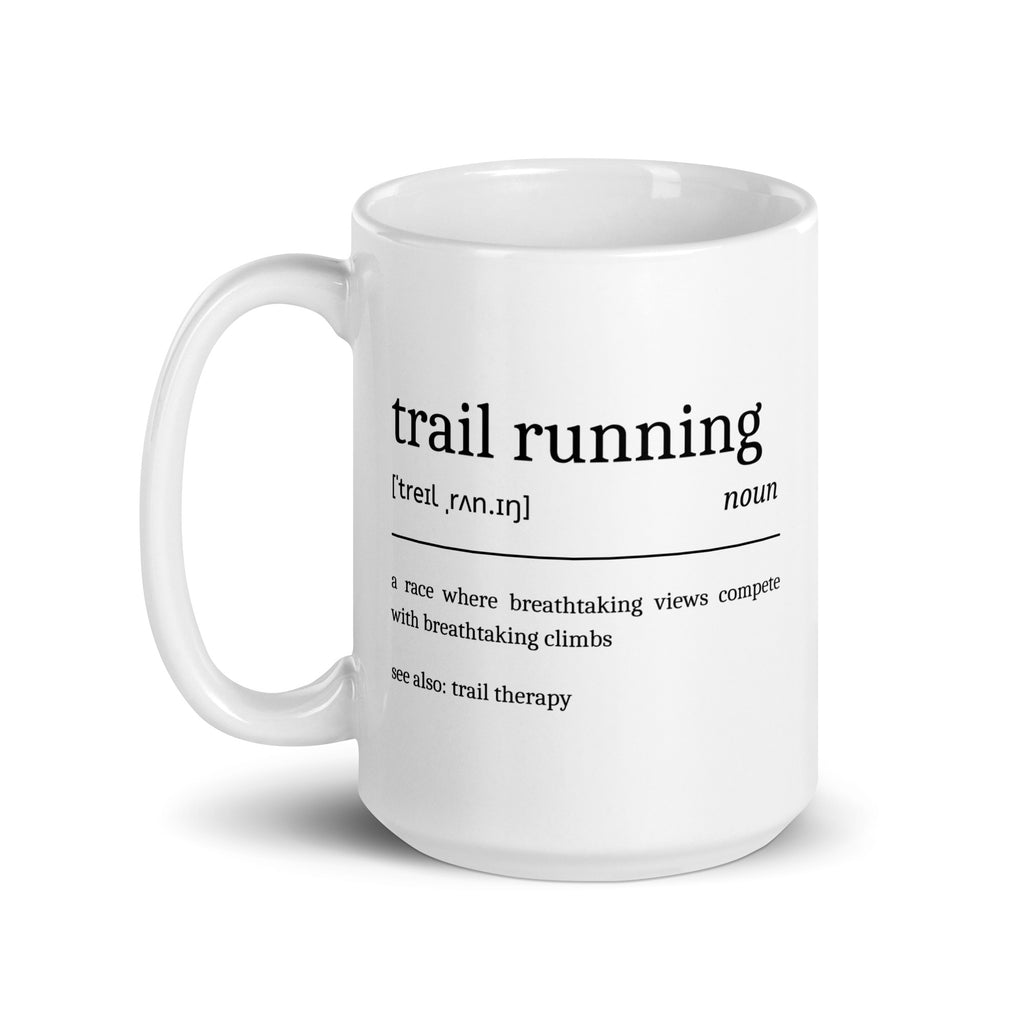 Funny Trail Running Mug Definition 
