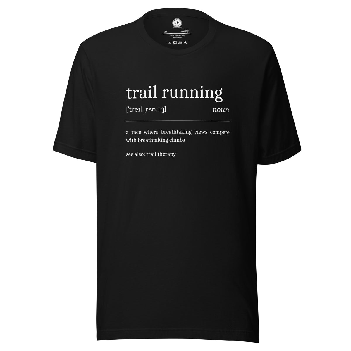 Funny Trail Running Shirt Definition 