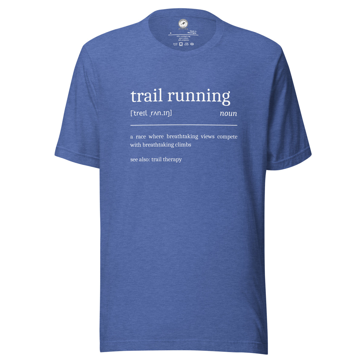 Funny Trail Running Shirt Definition 