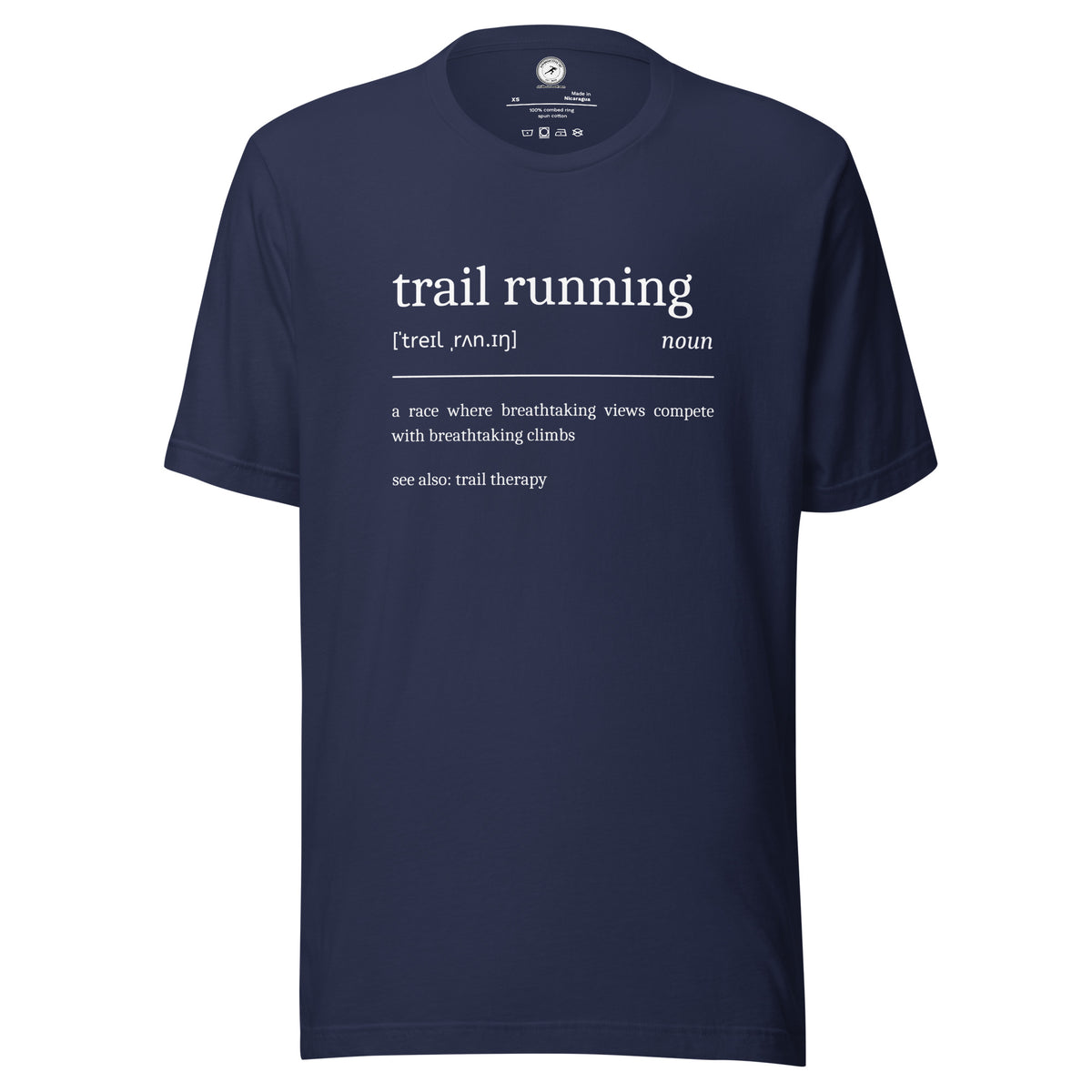 Funny Trail Running Shirt Definition 